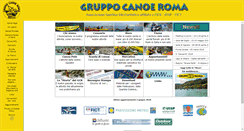 Desktop Screenshot of gruppocanoeroma.it